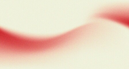 Wall Mural - red white black grainy gradient background glowing color wave on dark backdrop, noise texture banner