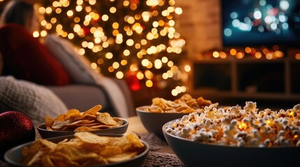 Cozy Living Room Gathering with Friends and Family