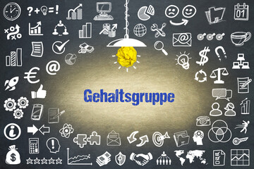 Wall Mural - Gehaltsgruppe	