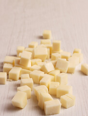 cheese cubes swiss milk cut health food square diet breakfast cheddar ingredient photo background