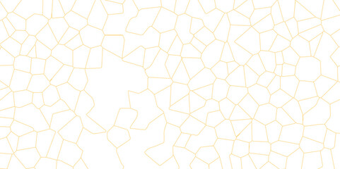 Poster - Abstract white broken stained glass background design with brown line. geometric polygonal background with different figures. low poly crystal mosaic background. triangle background pattern shape.