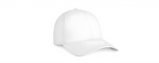 Aufkleber - Isolated white cap features a PNG image on a white background.