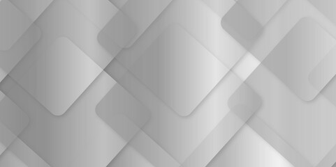 Poster - Abstract modern gray and silver pattern geometric luxury gradient line background random square shape design. 3d shadow effects, modern design template background. layered geometric triangle shapes.