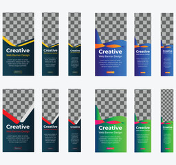 Wall Mural - abstract web banner design template