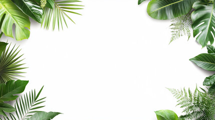 
Palm Tree Branch Border With Transparent Background 