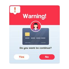 Fototapete - Illustrazione di computer portatile e cyber criminale in cerca di password alert warning fondo trasparente 