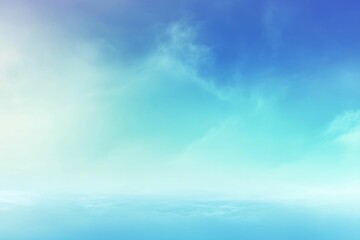 Editable vector background of white cloud detail in a blue sky made using a gradient mesh	