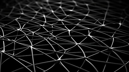 Poster - Stylish map design featuring subtle grid and diagonal patterns on a neutral background