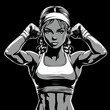 © mantus107 - women’s training power weight lifting
