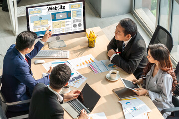 Poster - website design software provide snugly template for online retail business and e-commerce