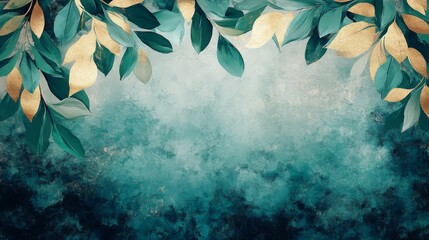 Wall Mural - Elegant Foliage Background