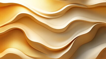 Poster - Abstract Wavy Layers Background