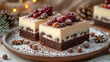 © Nadюshes  - Christmas brownie cake.