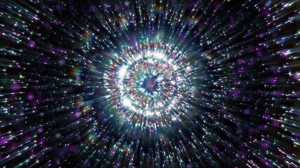 Wall Mural - Abstract glowing background with bright light streaks and bokeh.