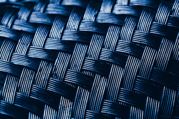 wire mesh woven blue background or texture
