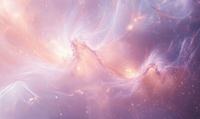 Wall Mural - abstract background with a dreamy celestial theme, featuring soft pastel colors and cosmic elements 
