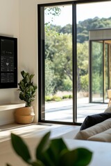 The Modern Home: Tech-Savvy Living Room with Smart Furniture and Innovative Entertainment Control