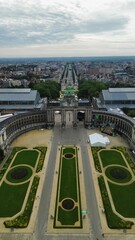 drone photo brussels belgium europe