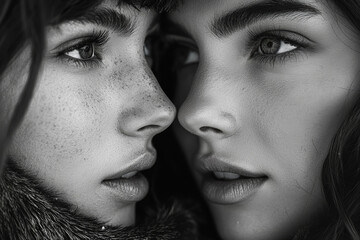 Poster - two friends sharing a secret, emphasizing trust and the deeper connection that comes from being open