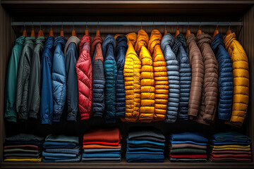 Aufkleber - a minimalist wardrobe with only a few high-quality pieces, encouraging a focus on sustainability and