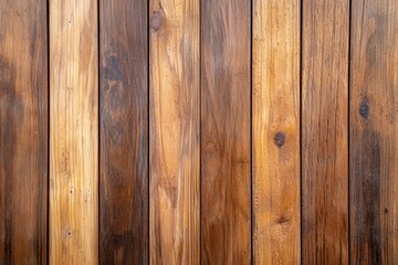 Wall Mural - A wooden board with a grain pattern