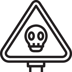 Warning signal icon symbol vector image
