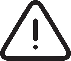 Warning signal icon symbol vector image
