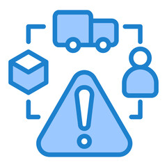 Poster - Supply Chain Risk Icon