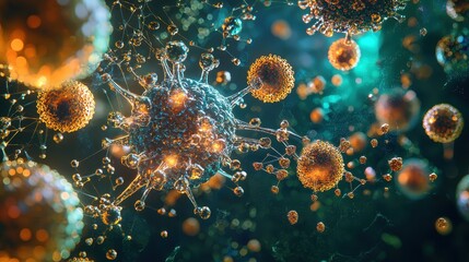 Poster - 3D Visualization of Human Stem Cell Therapy Concept