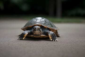 close up image of a cute turtle, shell, reptile, animal, nature, green, aquatic, eyes, small, slow, peaceful, wildlife, ocean, underwater, pet, scales, head, legs, curious, smile, adorable, swimming