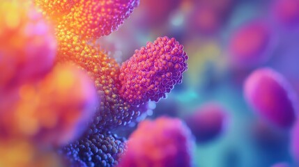 Poster - Colorful 3D Representation of Stem Cells in Innovative Research