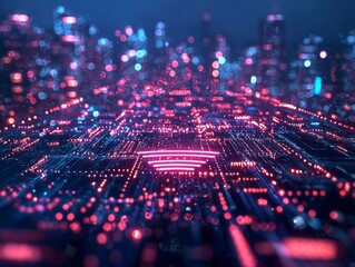 Aufkleber - 5g technology concept background - ai