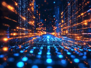 Aufkleber - 5g technology concept background - ai