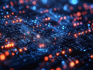 Aufkleber - 5g technology concept background - ai