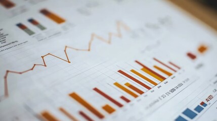 Poster - Data Analysis with Graphs and Charts for Business Insights