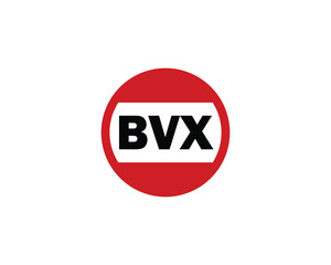 Poster - BVX Logo design vector template. BVX