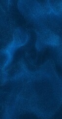 Poster - dark blue background with shimmering particles floating across the surface, adding depth and a sense of movement. This abstract design for presentations, digital branding, and creative website
