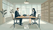 © DRN Studio - Concept vector illustration of a business situation.