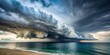 © anu - storm cloud over ocean coast