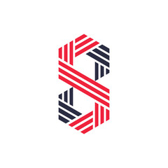 Fototapete - Monogram 8. Number 8. Number 8 design logo. Monogram letter mark 8 logo design. Monogram design vector logo. Monogram number 8 logo design. Simple number 8 monogram. Monogram 8 design logo. 