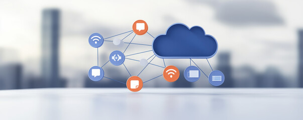 Poster - 3D Cloud Model Connecting Multiple Devices