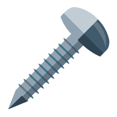 Screw vector illustration isolated on a white background