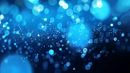 Poster - Bright and eye-catching blue abstract background,