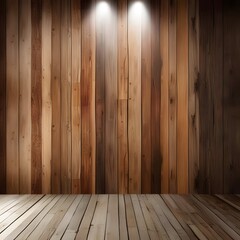 Floor or wall of rustic wooden boards