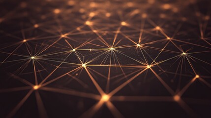 Poster - System integration concept showing a digital network where various IT systems and applications are linked together for streamlined operations.