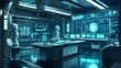 © irawan - Futuristic Control Room with Advanced Technology and Monitors