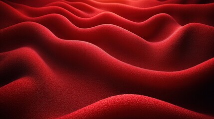 Poster - A captivating red fabric backdrop with a distinctive texture, enhancing the warmth and character of visual content for holiday promotions and product photography.