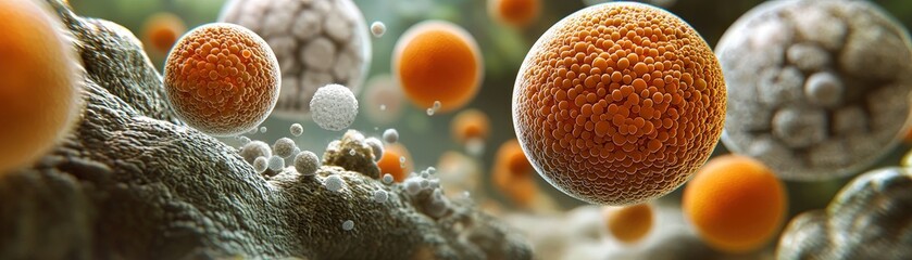 Poster - Detailed Side by Side Comparison of Biological Cells