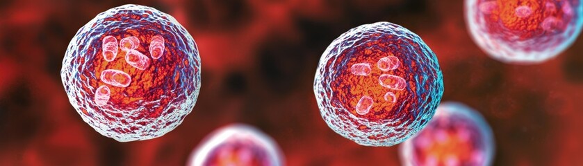 Poster - Close-up of Lab-Grown Organoids in a Laboratory Setting