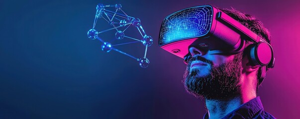 Poster - Scientist Using VR Technology in Pharmaceutical Research